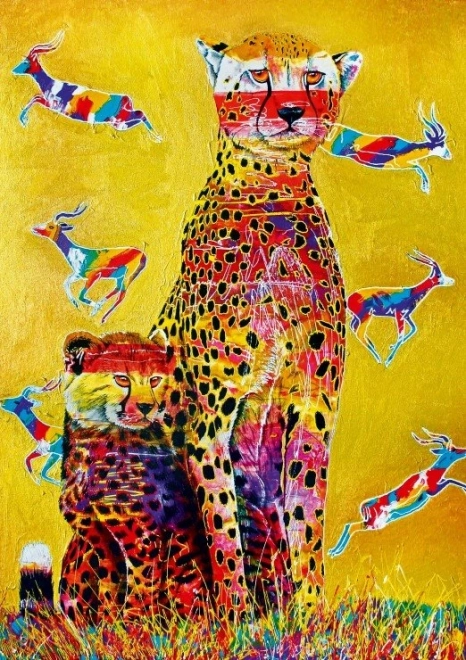 Puzzle Africká hliadka 1000 dielcov