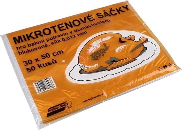 Mikroténové vrecká 6 l, 30 × 50 cm (50 ks)