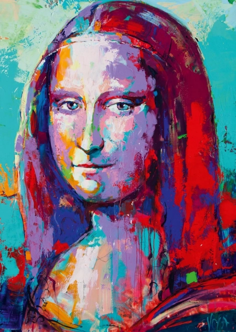 Puzzle 1000 dielikov Mona Lisa – VOKA (HEYE)