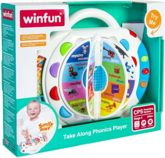 Interaktívna poľsko‑anglická knižka SMILY PLAY