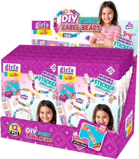 Kreatívna sada na výrobu náramkov so samolepkami