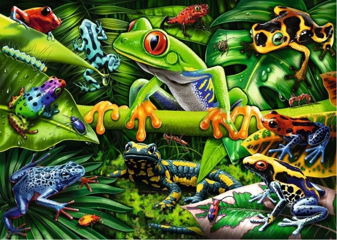 Puzzle Úžasní obojživelníci 35 dielikov