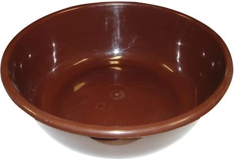 Plastové umývadlo 42,5 cm hnedé