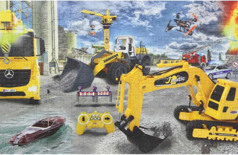 Jamara puzzle so staveniskom 260 dielikov