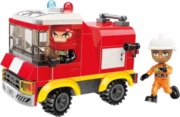 Stavebnica hasičská cisterna QMAN MINE CITY