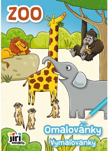 Omaľovánky A5 zoo
