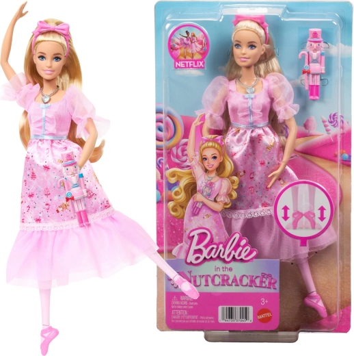 Barbie Luskáčik – baletka Clara v ružovej nočnej košeli