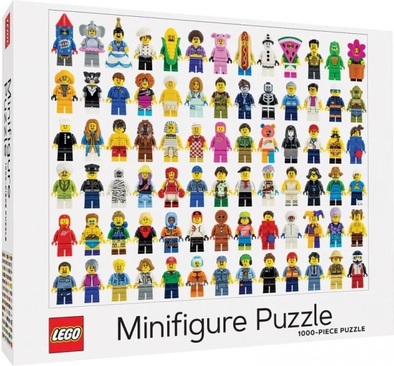 Puzzle LEGO minifigúrky 1000 dielikov