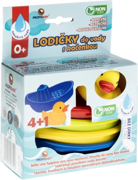 Sada lodičiek a kačičky do vane