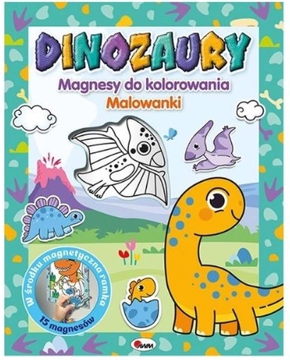 Magnety na vyfarbovanie Dinozaury