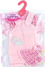 Oblečenie pre bábiku 40–45 cm – šatočky z polyesteru