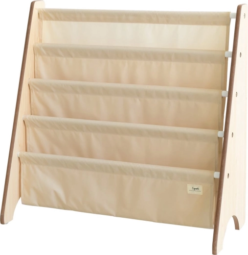3 Sprouts stojan na knižky recycled solid/beige