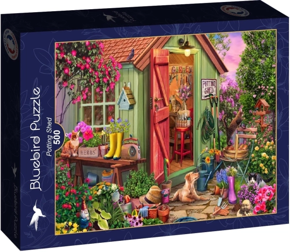 Puzzle Bluebird záhradný domček 500 dielikov