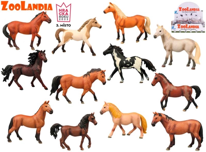 Zoolandia plastový kôň 14 cm – 12 druhov