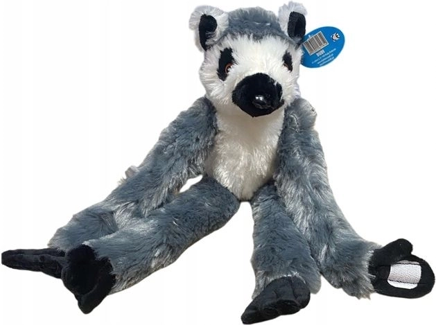 Plyšový lemur so suchým zipsom 48 cm - 1 kus