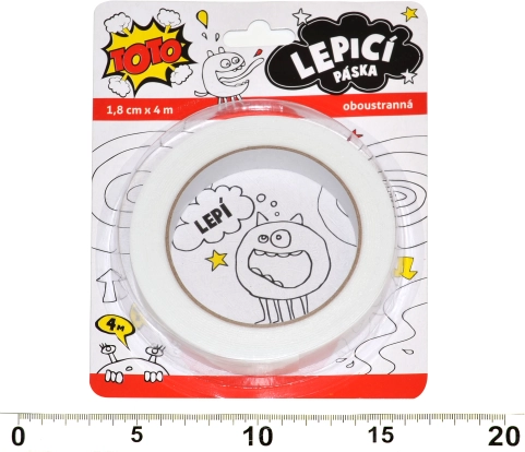 Obojstranná lepiaca páska 18mm x 4m