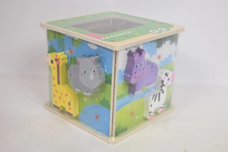 SmilyPlay vkladacia kocka Zoo