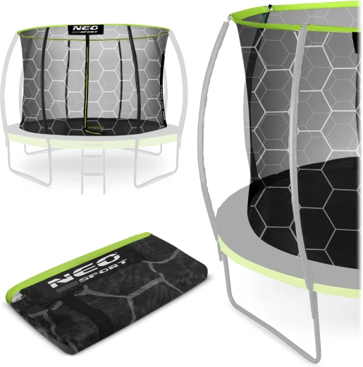 Neo-sport vnútorná ochranná sieť na trampolínu 252 cm (8 ft) pre 6 stĺpikov