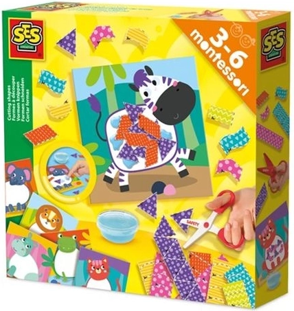 SES Creative Montessori vystrihovanie tvarov