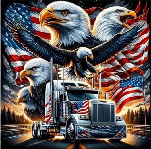 Norimpex diamantové maľovanie Americký truck 30 × 40 cm