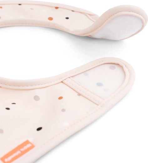 Done by Deer detské podbradníky na suchý zips Ozzo ružové 2 ks