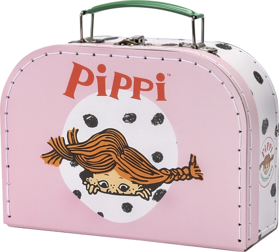 Detský ružový kufrík Pippi