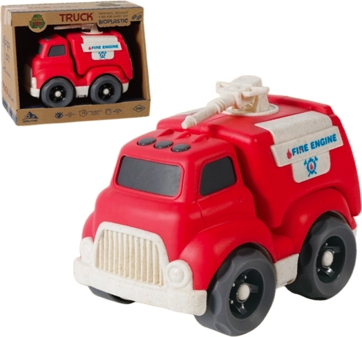 Bioplastové hasičské auto 18 cm