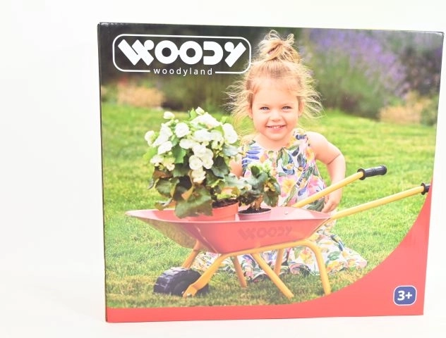 Woody detské kovové záhradné fúrik červený 77 cm
