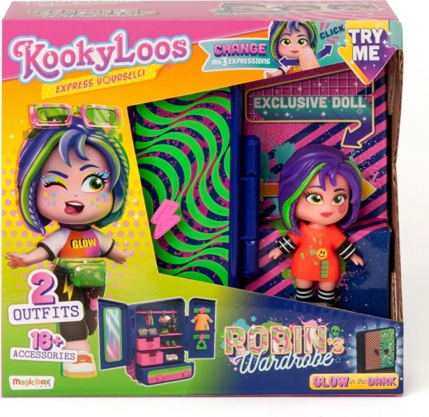 Bábika KookyLoos Robin a Šatník