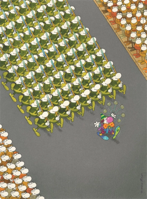 Clementoni puzzle Pochod 500 dielikov