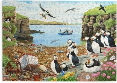 Puzzle House of Puzzles Babičkina záhrada, 500 extra veľkých dielikov