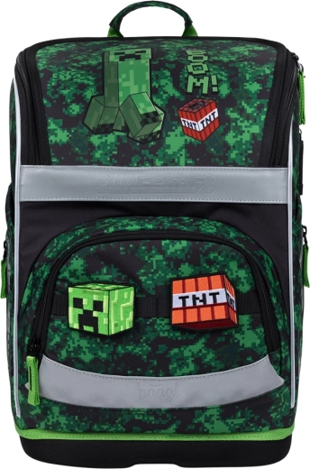 Školská aktovka Baagl Zippy Plus MINECRAFT Boom