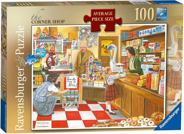 Ravensburger Puzzle Obchod na rohu ulice 100 dielikov