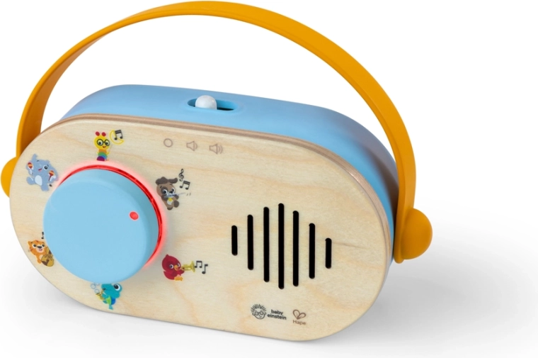 Hudobné rádio pre bábätká Discovery Radio od BABY EINSTEIN a HAPE, 6 m+