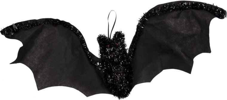 Obrovský vznášajúci sa netopier na Halloween