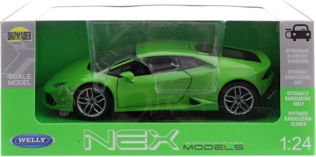Lamborghini Huracán kupé 1:24 kovový plastový model