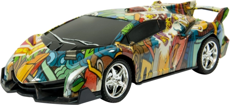 Športové auto na diaľkové ovládanie graffiti - 1 kus