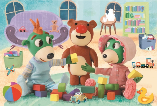 Puzzle Dobrú noc TREFLÍCI maxi 24 dielikov