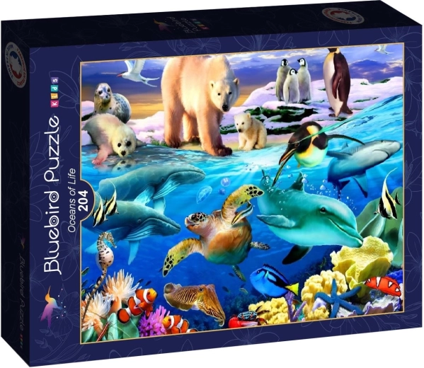 Puzzle Bluebird Oceány života 204 dielikov
