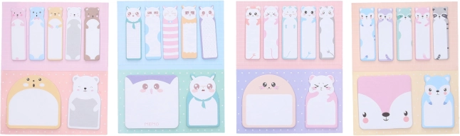 Samolepiaci blok so zvieratkami