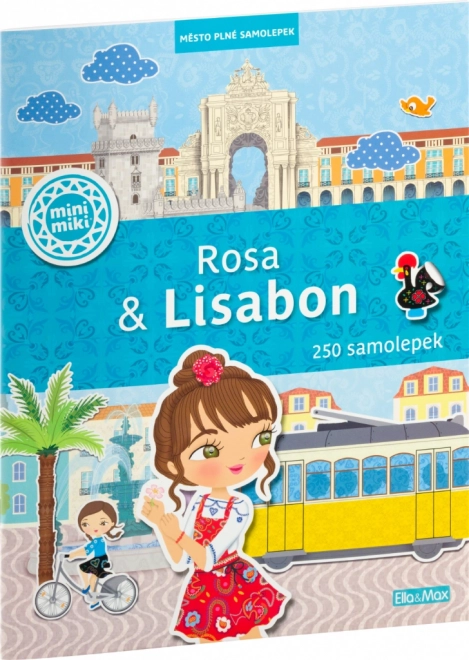 Rosa v Lisabone - zábavná samolepková knižka pre deti