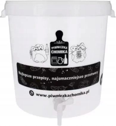 Fermentačný vedro 30 l s vekom a kohútikom