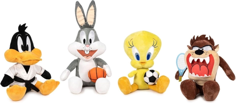 Looney Tunes športový plyšák 40–49 cm (asort) - 1 kus