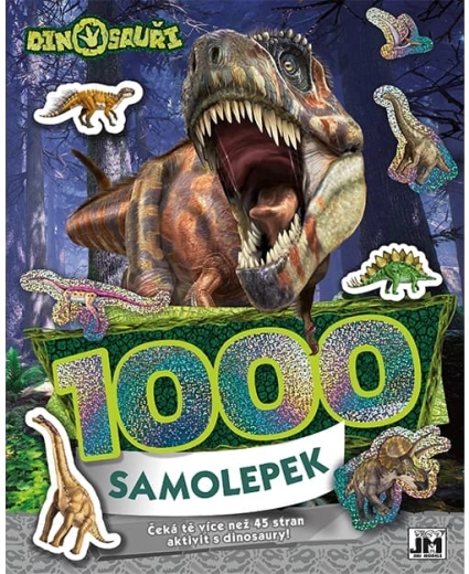 1000 samolepiek s aktivitami – dinosaury