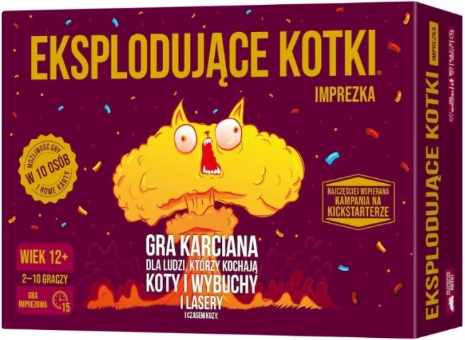 Hra Exploding Cats: (tichá verzia)