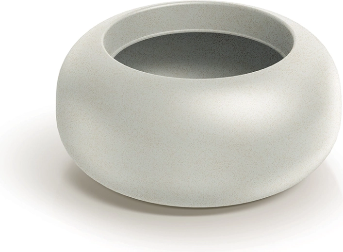 miska na kvety ULPHO BOWL 48 cm – piesková, vonkajší aj vnútorný kvetináč