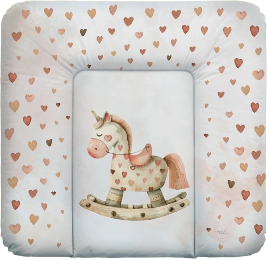Ceba Baby mäkká prebaľovacia podložka stredná 75 × 72 Basic Rocking Horse