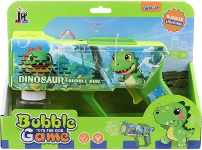 Dino pištoľ na bubliny na batérie