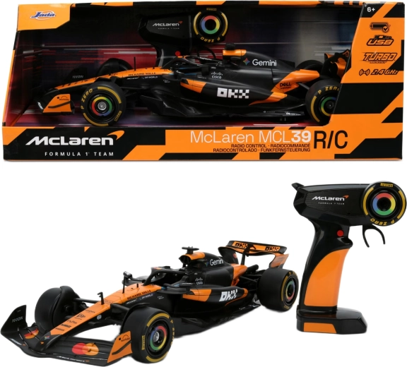 Diaľkovo ovládané závodné auto McLaren MCL39 Formula 1 v mierke 1:16