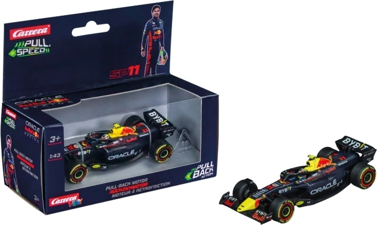 Carrera Red Bull model auta Sergio Pérez 1:43 s naťahovacím pohonom